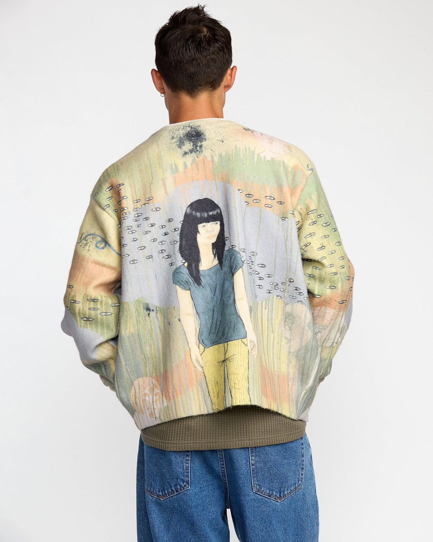 RVCA Ed Archive Cardigan - Multi Templeton | Men’s