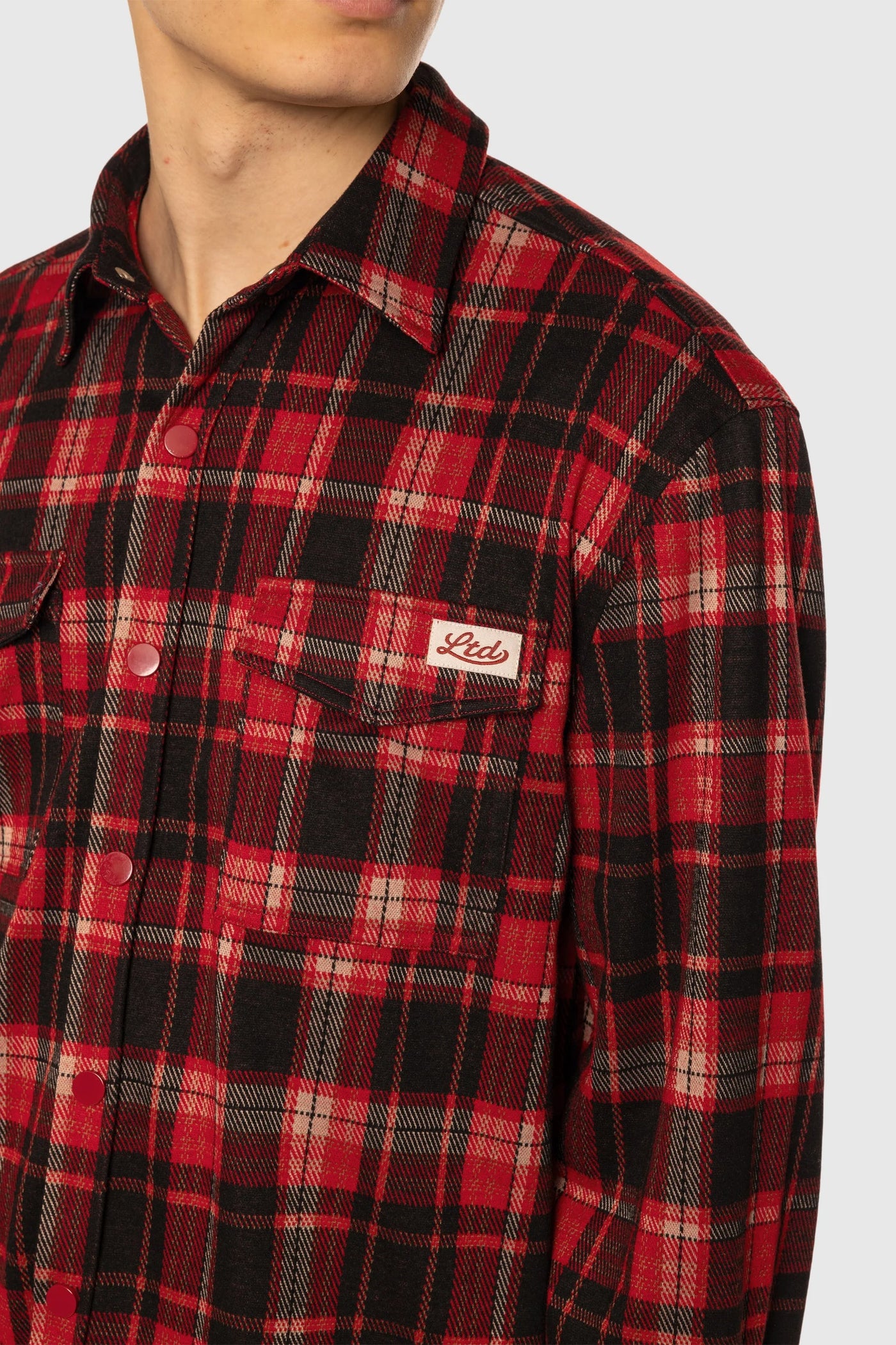 TEAMLTD Stretch Flannel - Red | Men’s