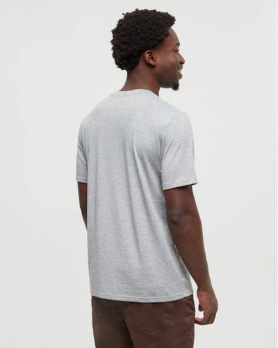 TenTree Vintage Sunset T-Shirt - Harbour Grey Heather/Terra | Men’s