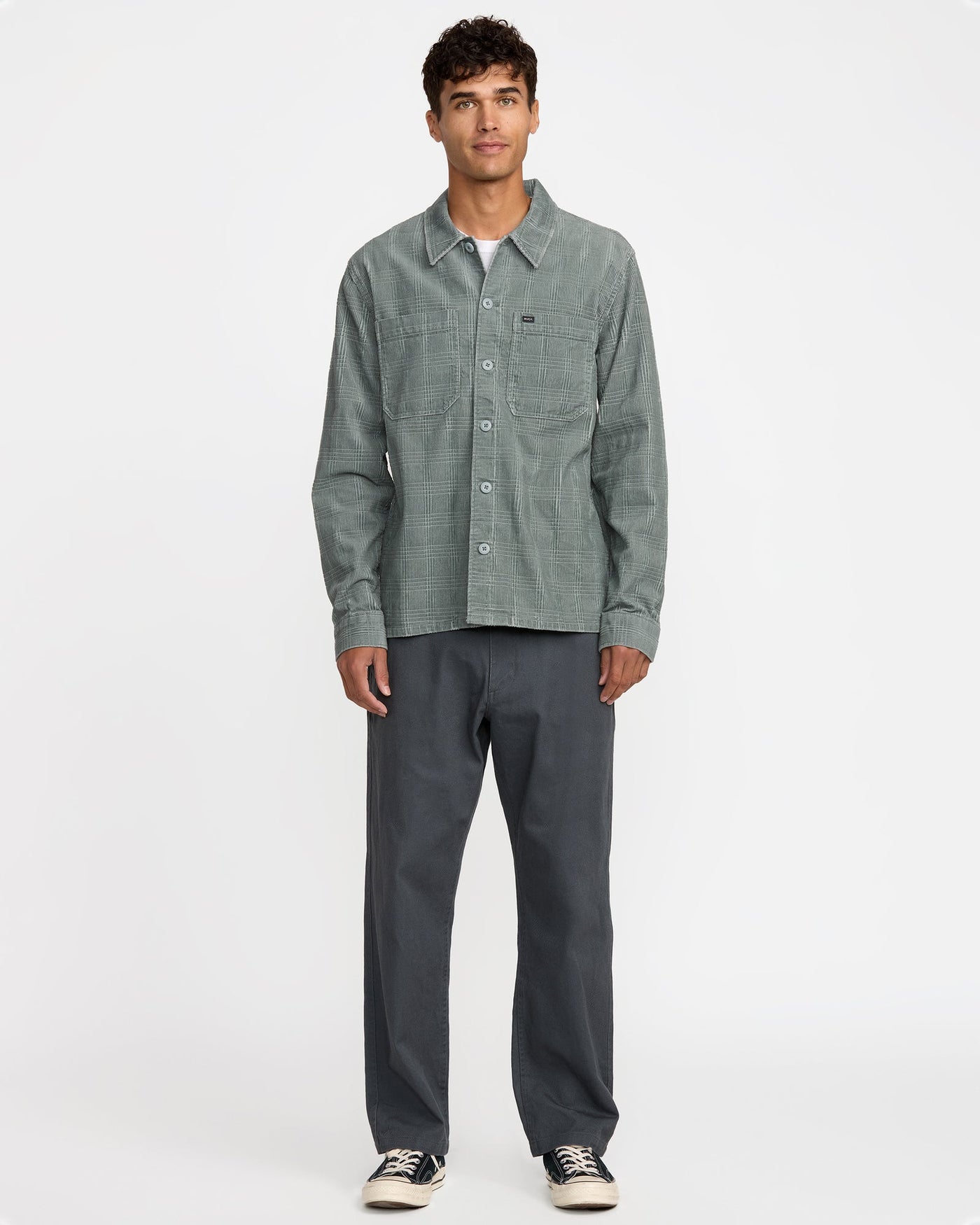 RVCA Adams Overshirt Jacket - Lead | Men’s
