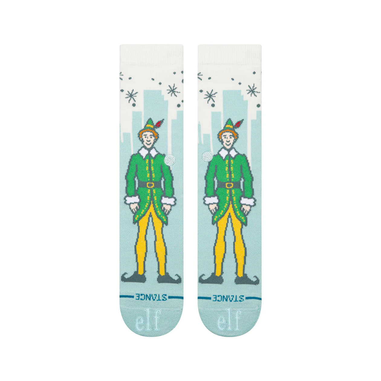 Stance X Elf Big City Elf Crew Socks - Iceblue | Unisex