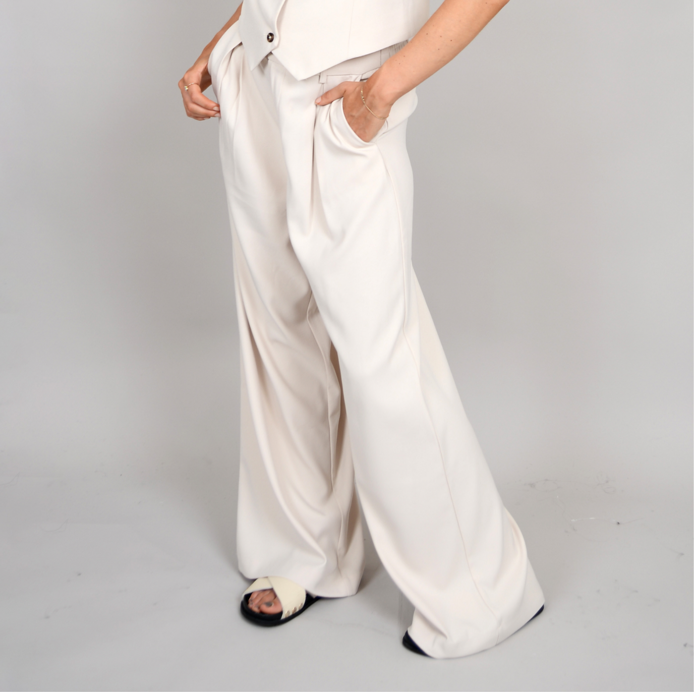 RD Style NYX Zip Up Pants - Sandstone | Women’s