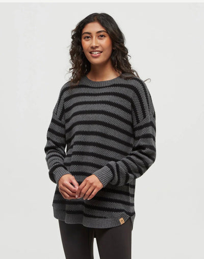 TenTree Broughton Sweater - Meteorite Black/Dark Grey Heather | Women’s