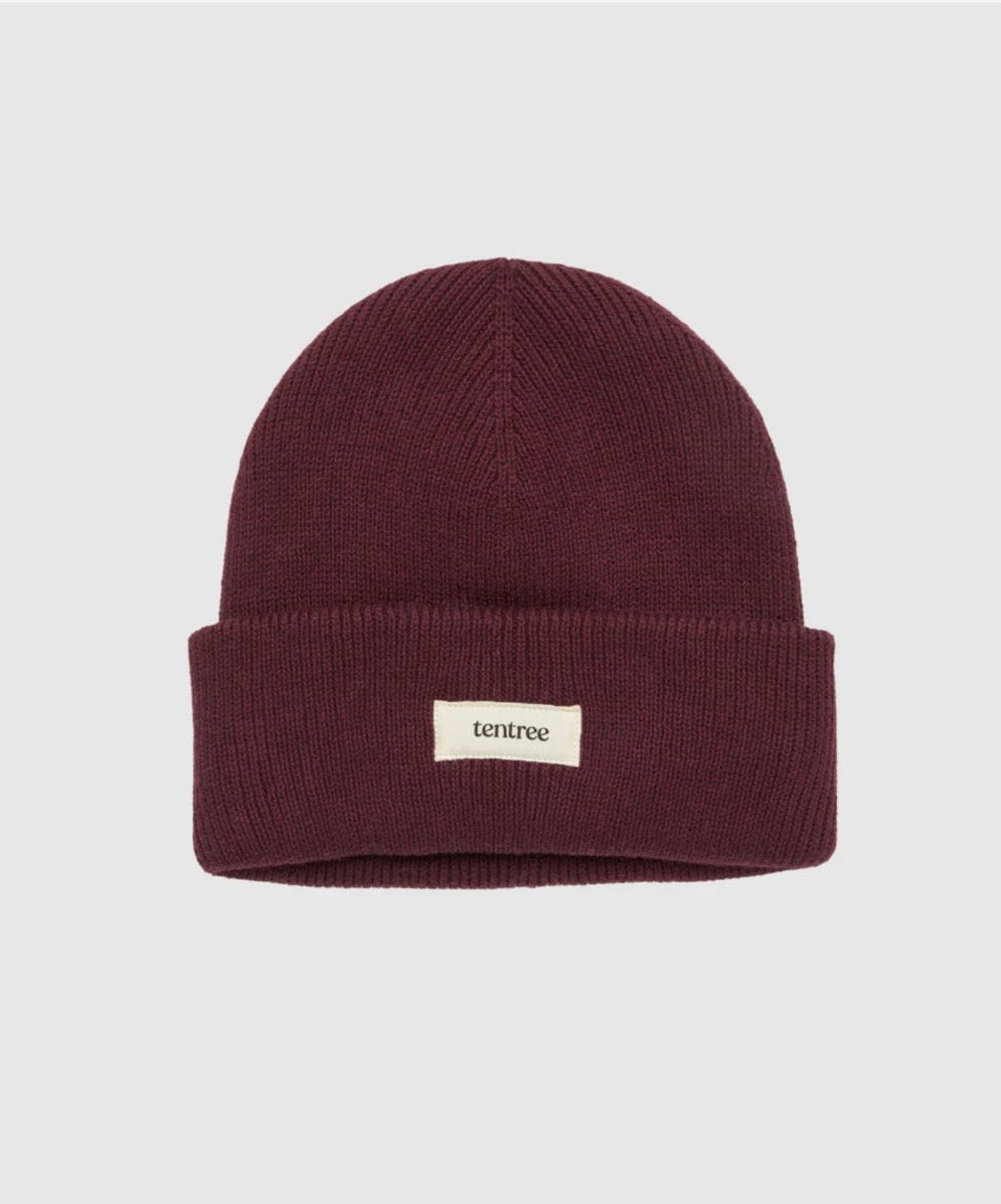 TenTree Alden Beanie - Deep Burgundy