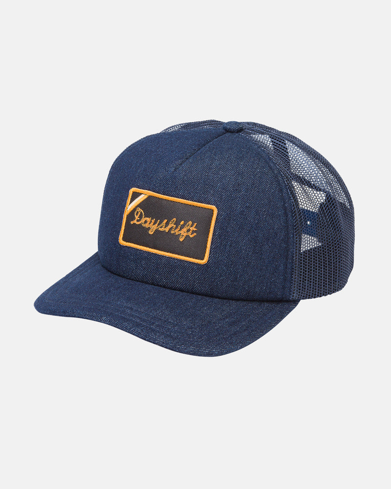 RVCA Dayshift Patch Foamy Trucker - Indigo