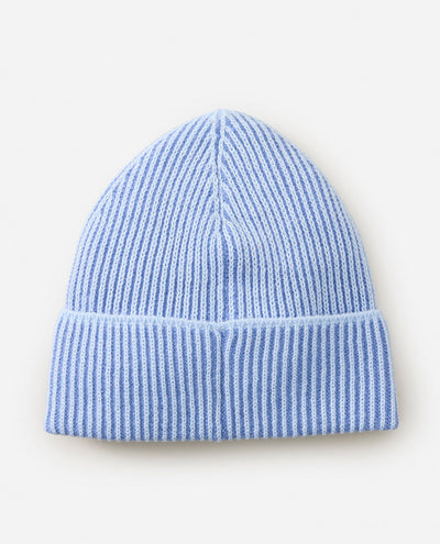 Rip Curl 2 Tone Ribbed Reg Beanie - Blue | Women’s