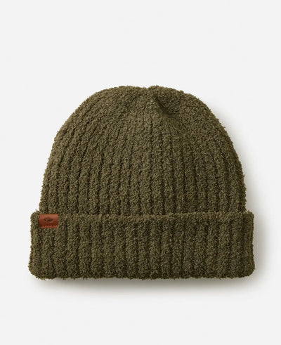 Rip Curl Faceout Fleece Reg Beanie - Olive | Men’s
