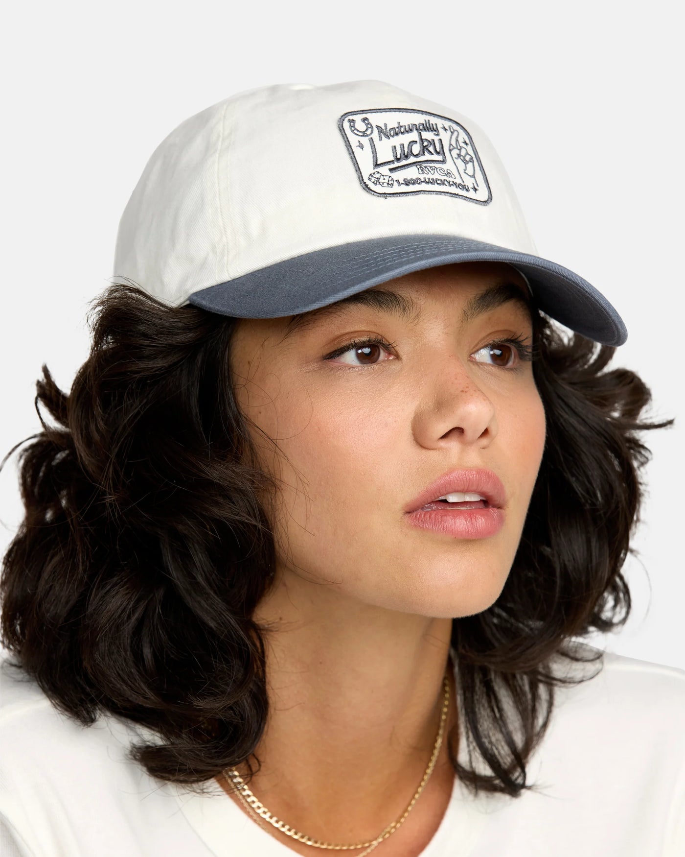 RVCA Naturally Lucky Dad Hat - Stone Blue | Women’s