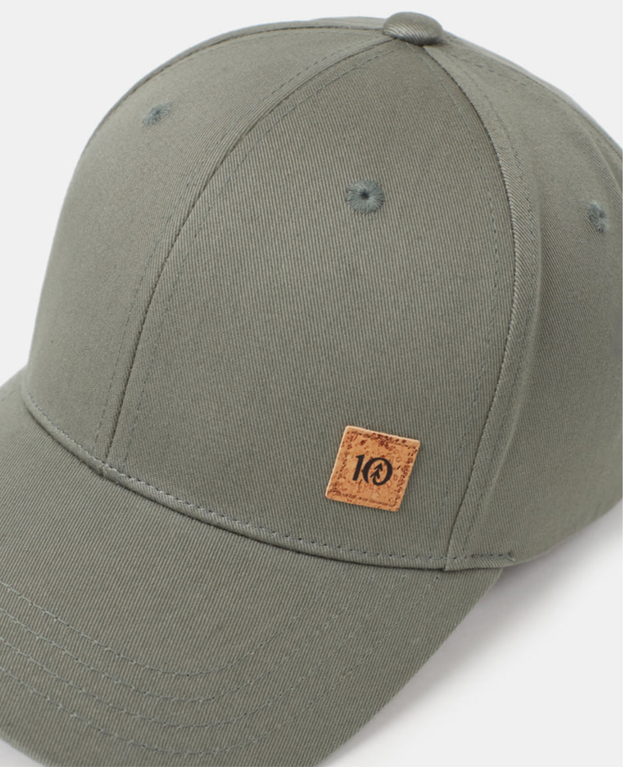 TenTree Cork Icon Elevation Hat - Agave Green