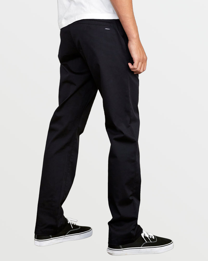 RVCA Weekend Stretch Pant - Black | Men’s
