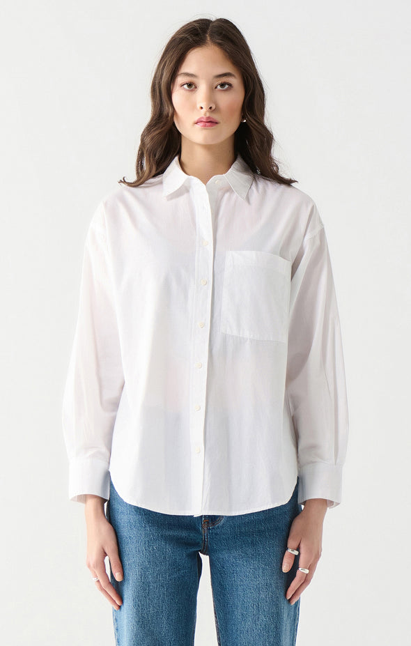 Dex Poplin Button Front Shirt