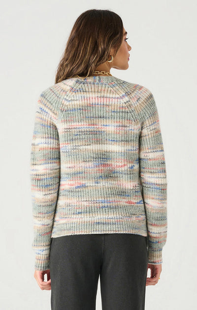 Dex Long Sleeve Buttoned Spacedye Cardigan