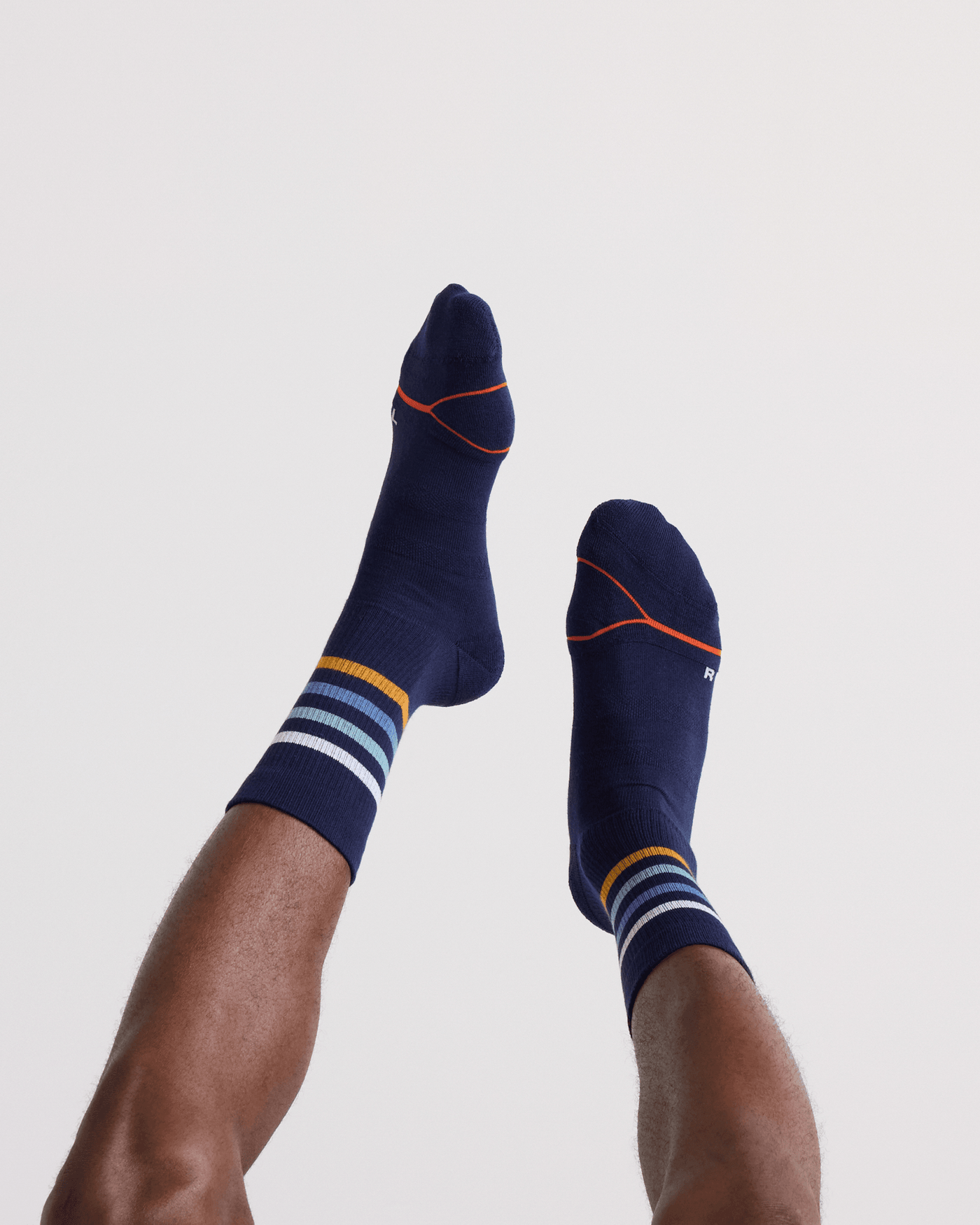 SAXX Good Form Crew Sock - Blue Bold Stripe | Men’s