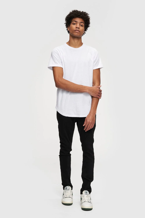 Kuwalla Eazy Scoop Tee - White | Men’s