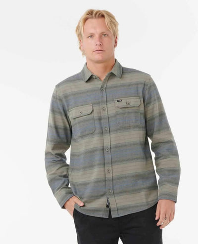 Rip Curl Line Up Flannel Shirt - Deep Cactus | Men’s