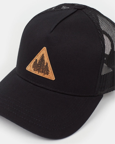 TenTree Pine Trio Altitude Hat - Meteorite Black/Cork Patch