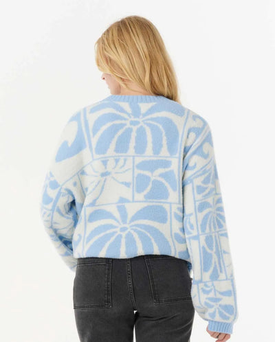 Rip Curl Artist Of The Search - Ty Williams Jacquard Crew - Blue | Women’s