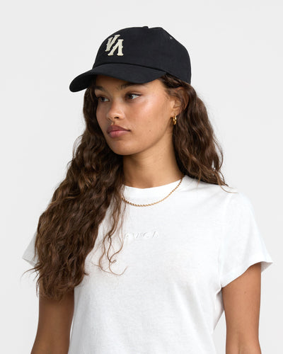 RVCA Dugout Dad Hat - RVCA Black | Women’s