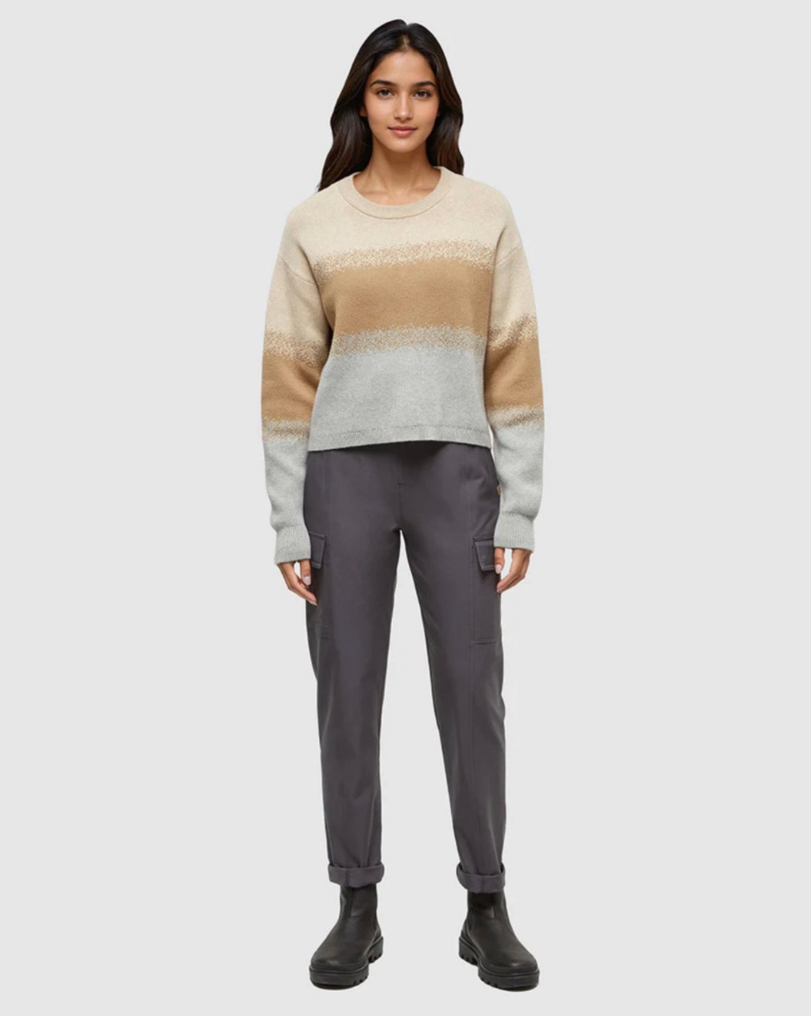 TenTree Kessler Sweater - Warm Oak Heather/Fade | Women’s