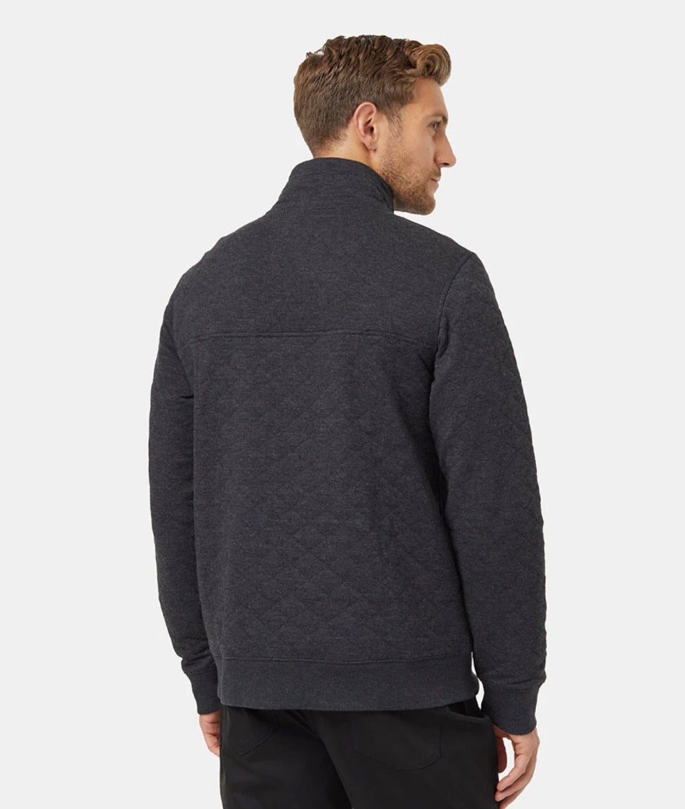 TenTree Begbie Full Zip - Meteorite Black Heather | Men’s