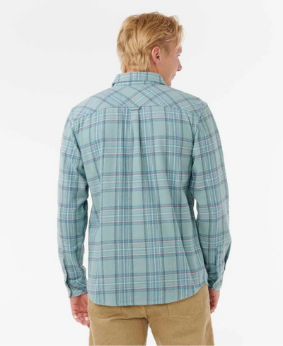 Rip Curl Griffin Flannel - Blue Lagoon | Mens