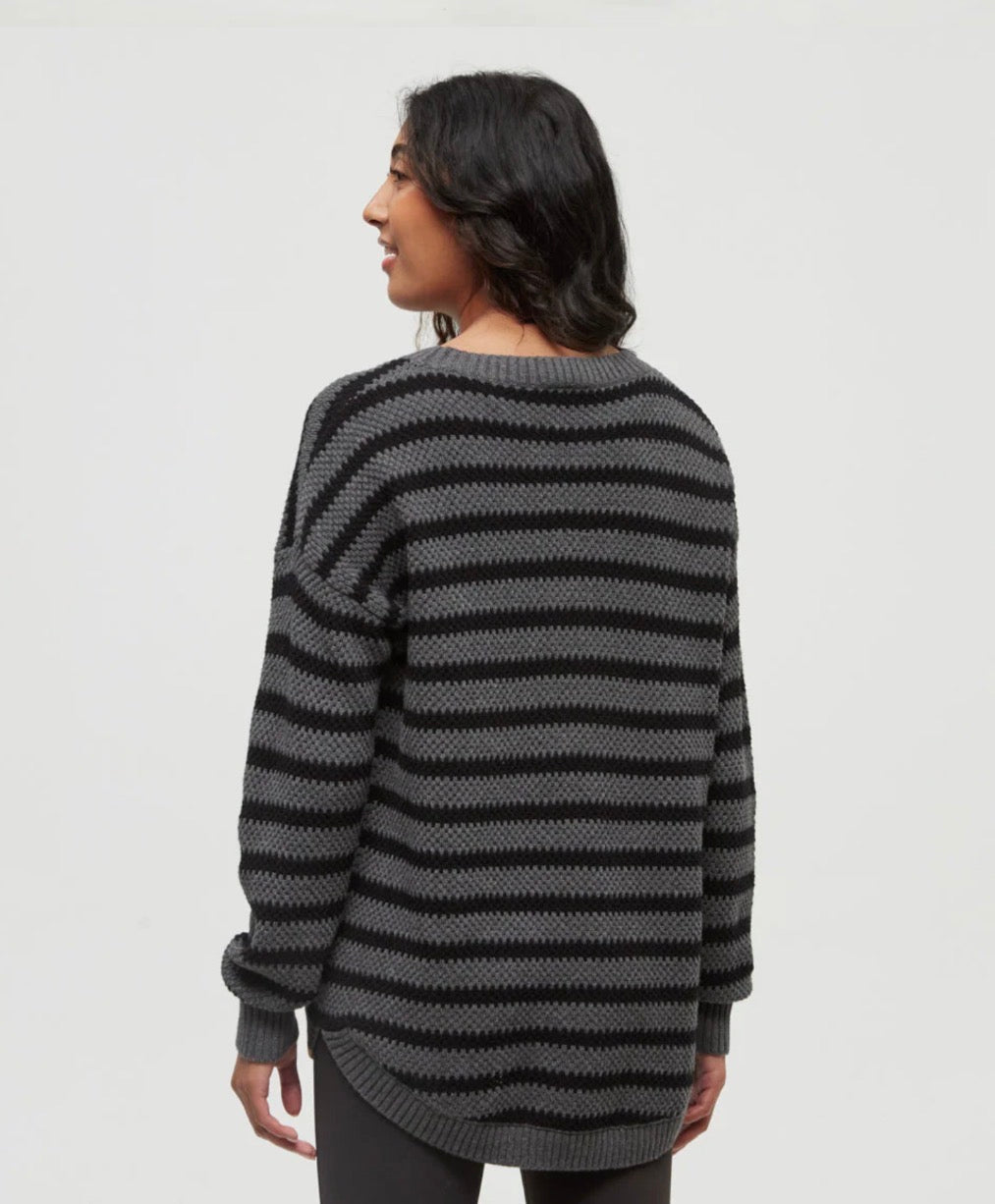 TenTree Broughton Sweater - Meteorite Black/Dark Grey Heather | Women’s