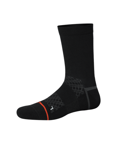 SAXX Foot Hold Mid-Weight Crew Sock - Black | Men’s