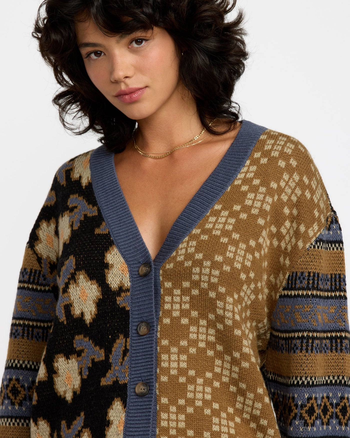 RVCA Lumen Cardigan - Stone Blue | Women’s