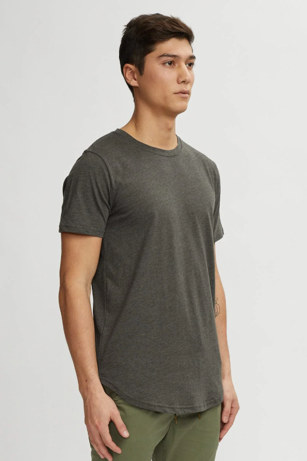 Kuwalla Eazy Scoop Tee - Dark Olive | Men’s