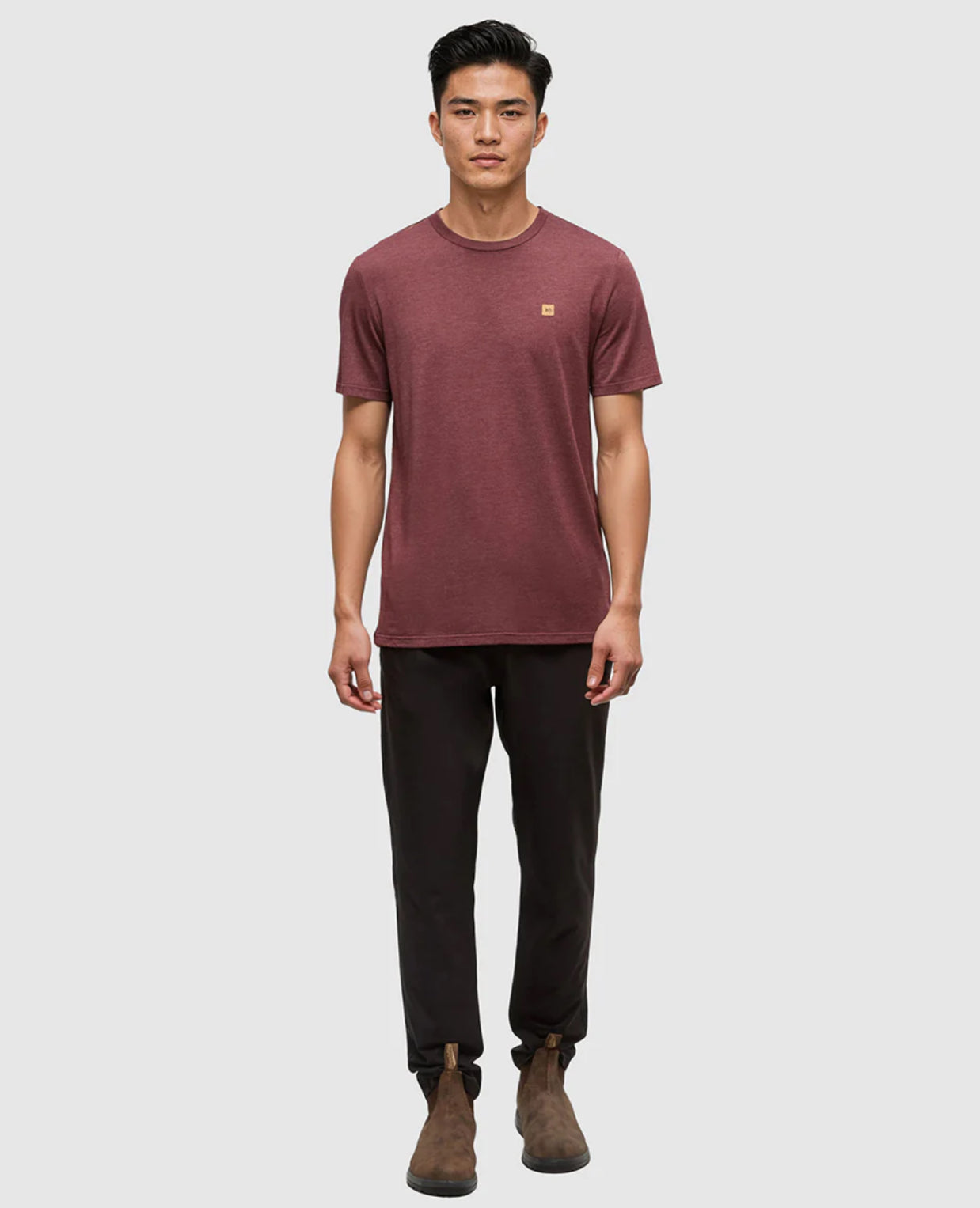 TenTree Baker T-Shirt - Deep Burgundy Heather | Men’s