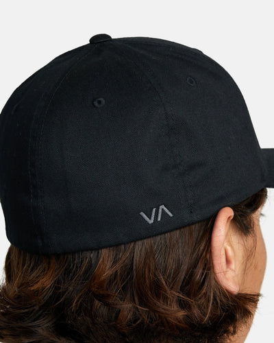 RVCA Flex Fit Hat - Black | Men’s