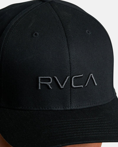RVCA Flex Fit Hat - Black | Men’s