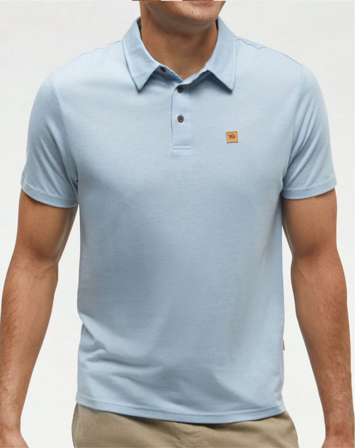 TenTree Astir Polo - Blue Haze Heather | Men’s