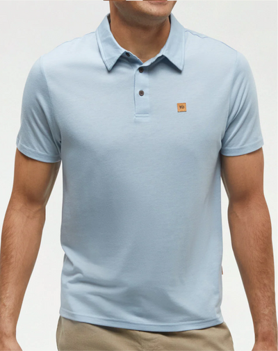 TenTree Astir Polo - Blue Haze Heather | Men’s