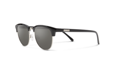 Suncloud Optics Step Out - Black + Polarized Gray Lens