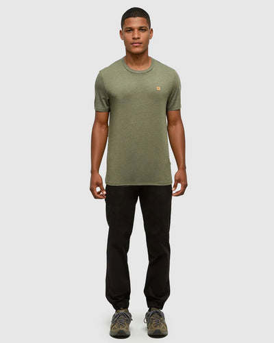 TenTree Baker T-Shirt - Deep Olive Heather | Men’s