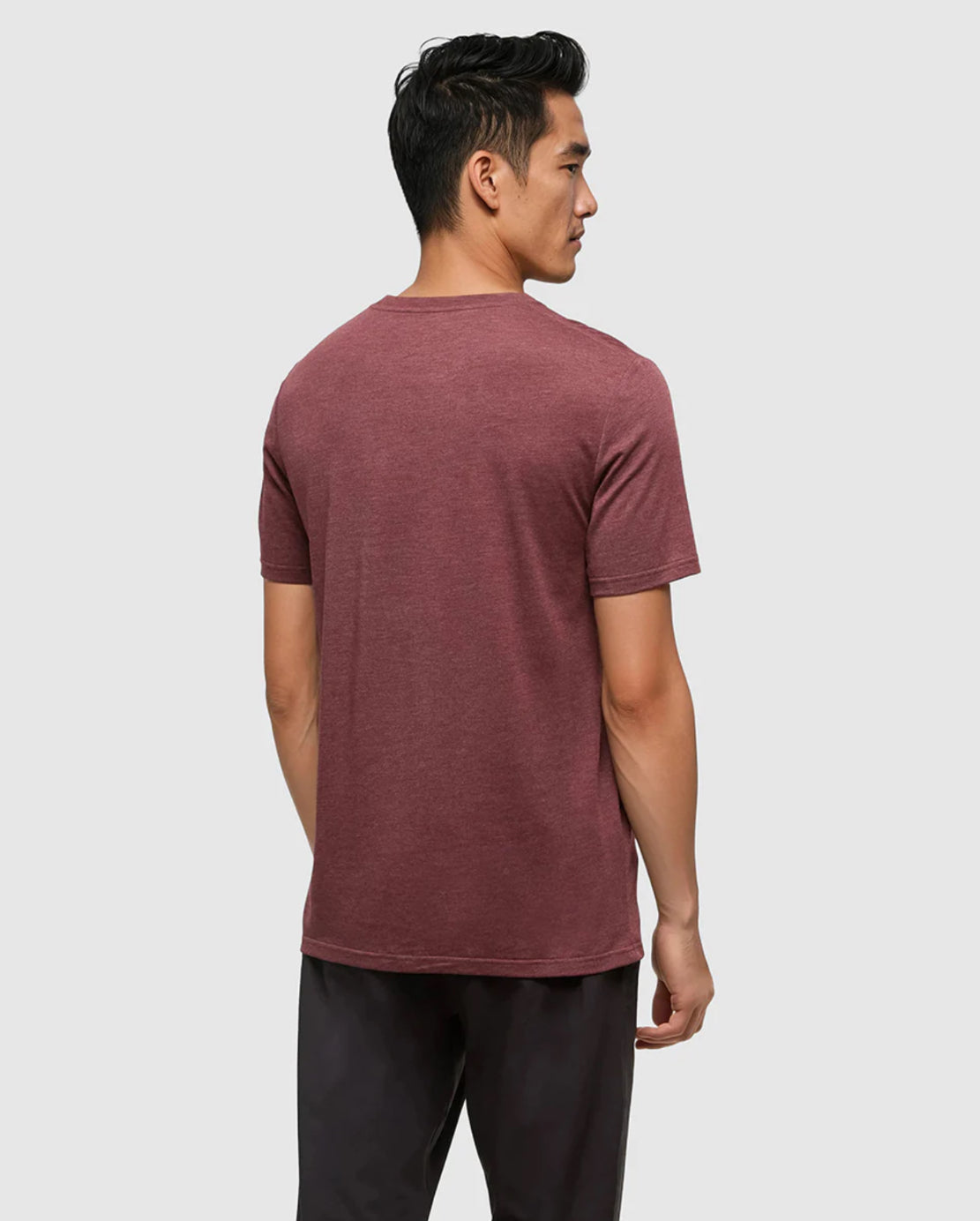 TenTree Baker T-Shirt - Deep Burgundy Heather | Men’s
