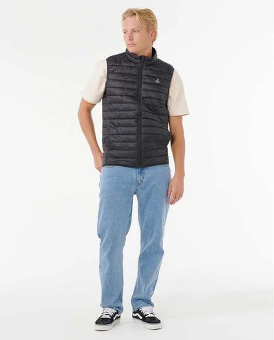 Rip Curl Anti Series Search Puffer Vest - Black | Men’s