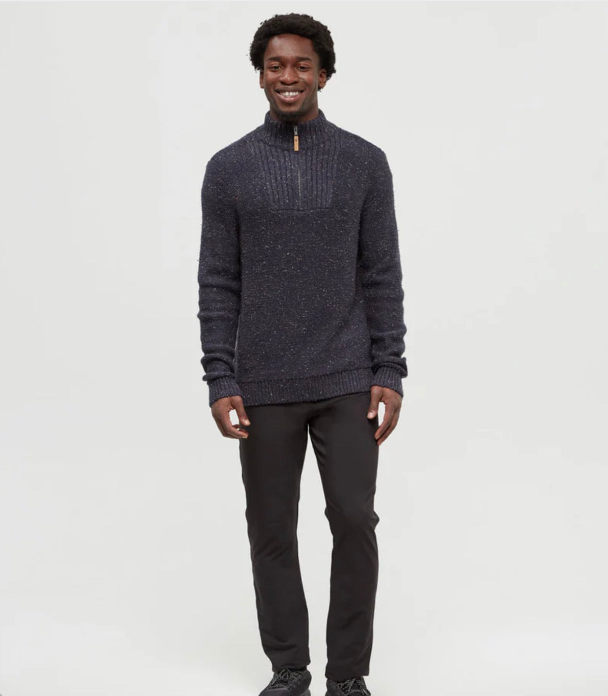 TenTree Conrad Sweater - Midnight Blue Nep | Men’s