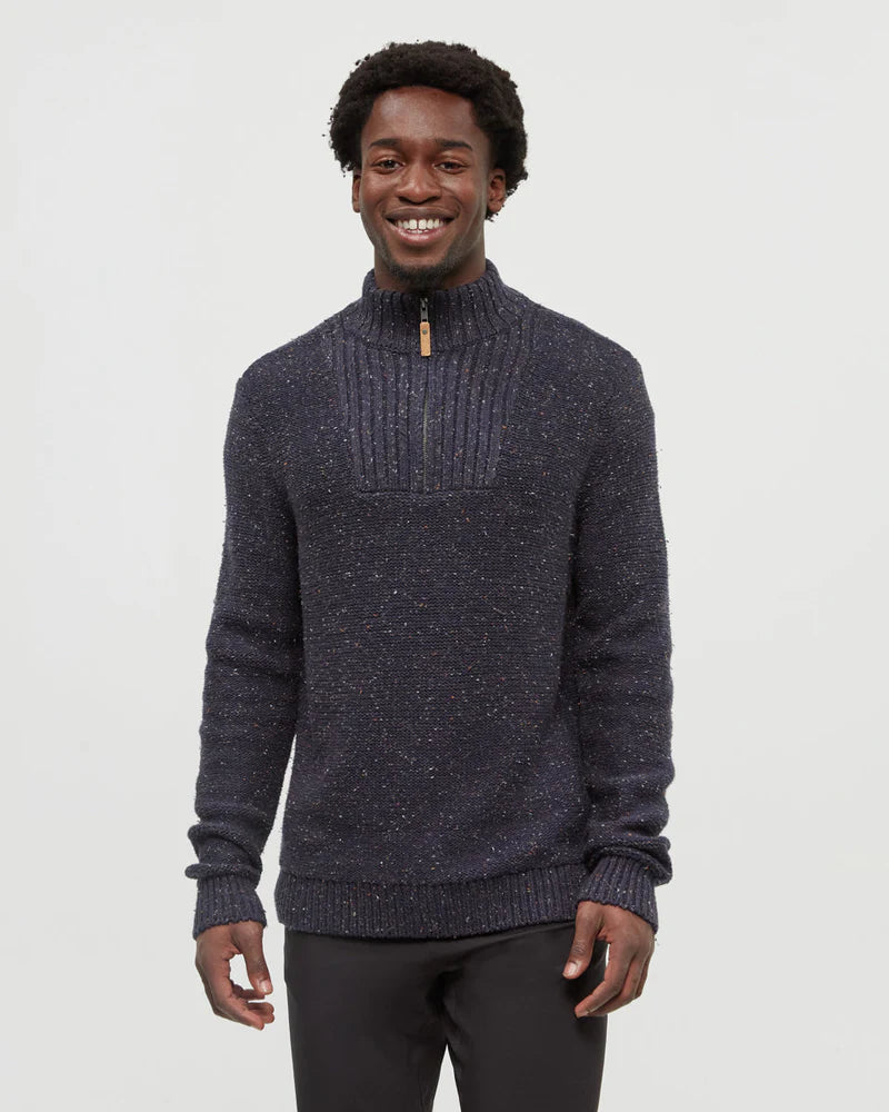 TenTree Conrad Sweater - Midnight Blue Nep | Men’s