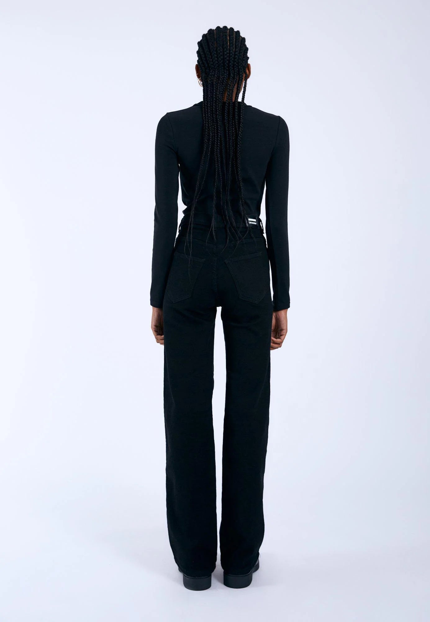 Dr. Denim Moxy Straight - Solid Black | Women’s