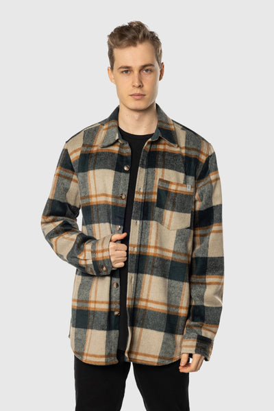 TEAMLTD Plaid Overshirt - Forest | Men’s