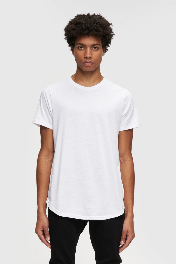 Kuwalla Eazy Scoop Tee - White | Men’s