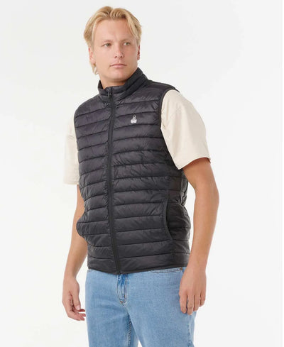 Rip Curl Anti Series Search Puffer Vest - Black | Men’s