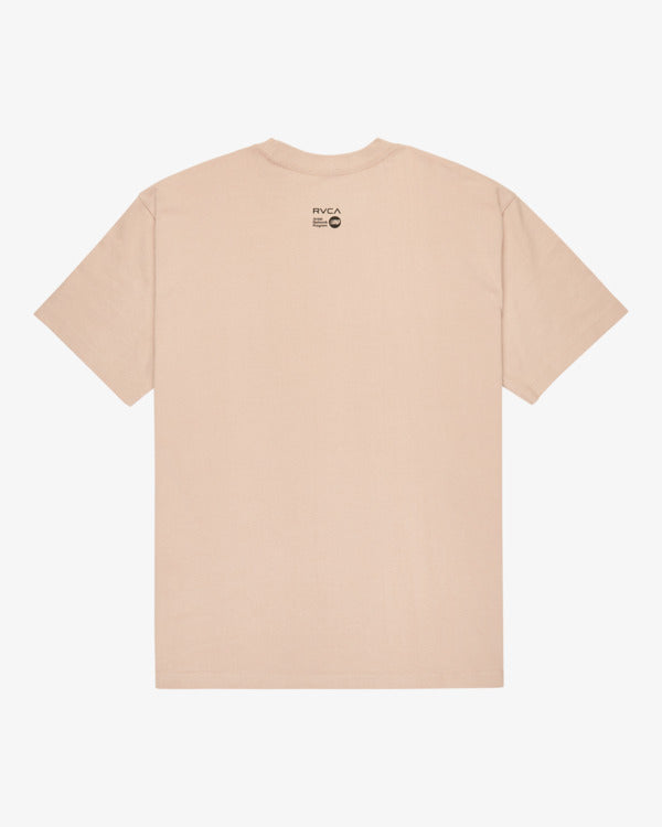 RVCA You’re Still Here Short Sleeve T-Shirt - Pale Mauve | Men’s