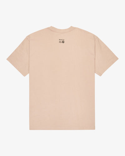 RVCA You’re Still Here Short Sleeve T-Shirt - Pale Mauve | Men’s
