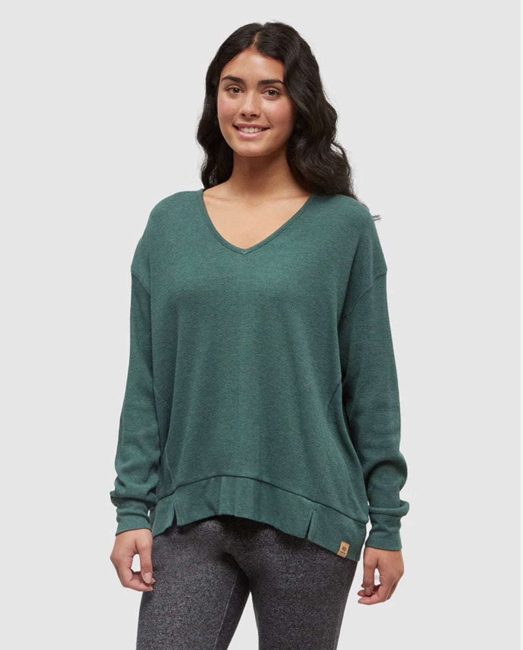 TenTree Meyer Longsleeve - Forest Pine Heather | Women’s