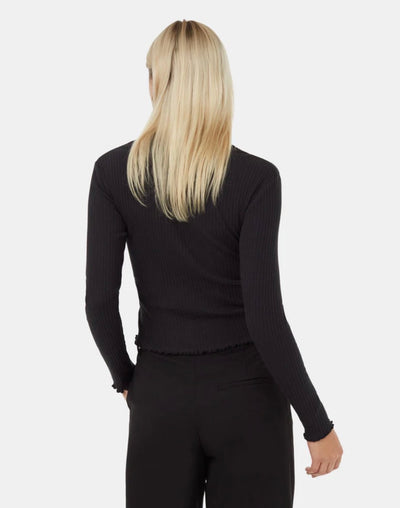 TenTree Newell Longsleeve Shirt - Meteorite Black | Women’s