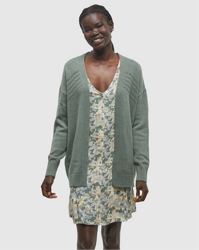 TenTree Prairies Cardigan - Agave Green Heather | Women’s