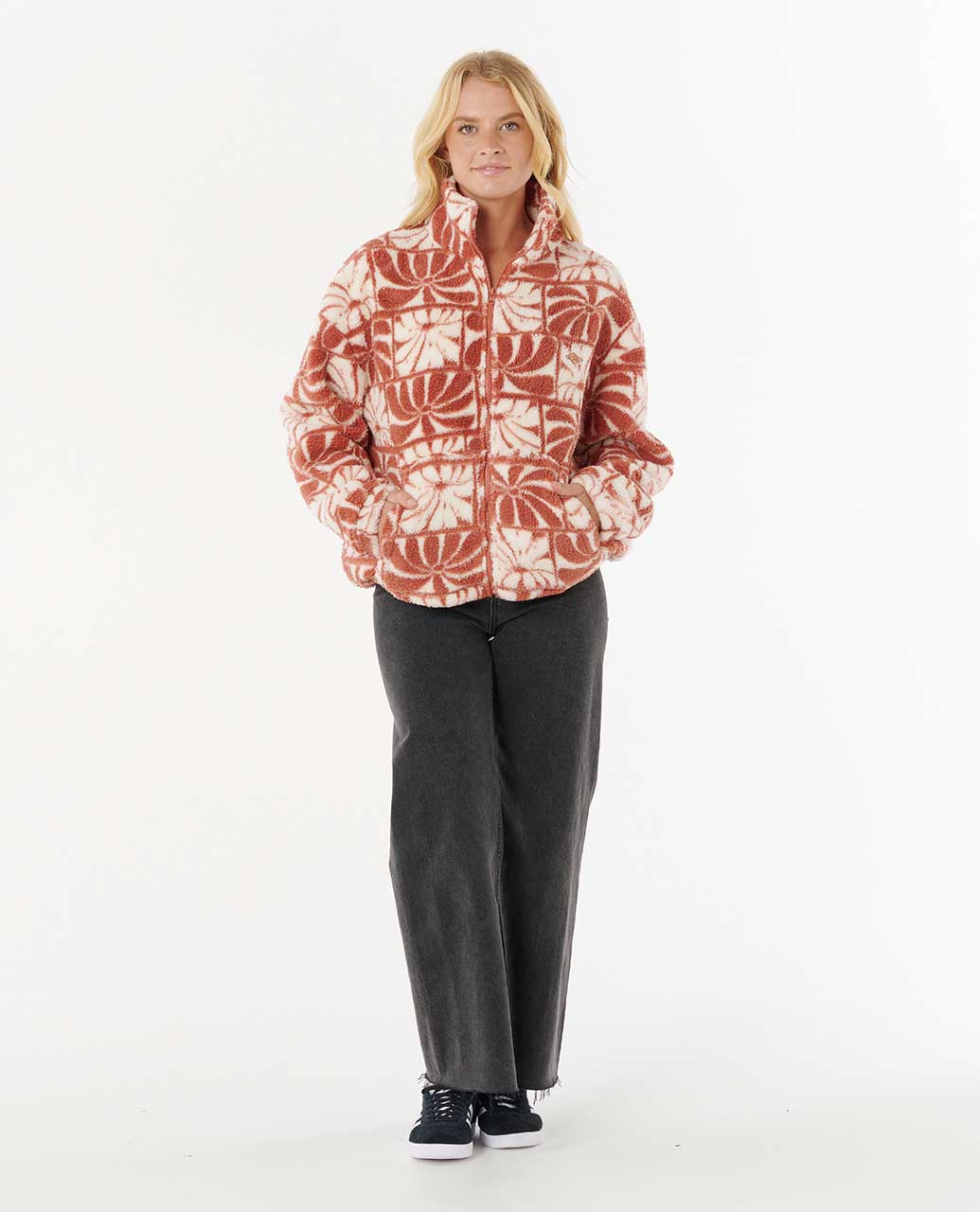 Rip Curl Artist Of The Search - Ty Williams Polar Fleece - Brick | Women’s